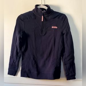 Vineyard Vines Blue pullover quarter zip sweater size xxs